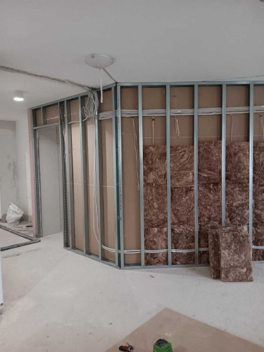 Монтаж на гипсокартон - стени, тавани, преградни стени