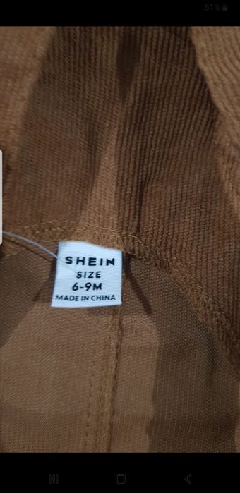 Pantaloni/Salopetă Shein mar 6/9luni