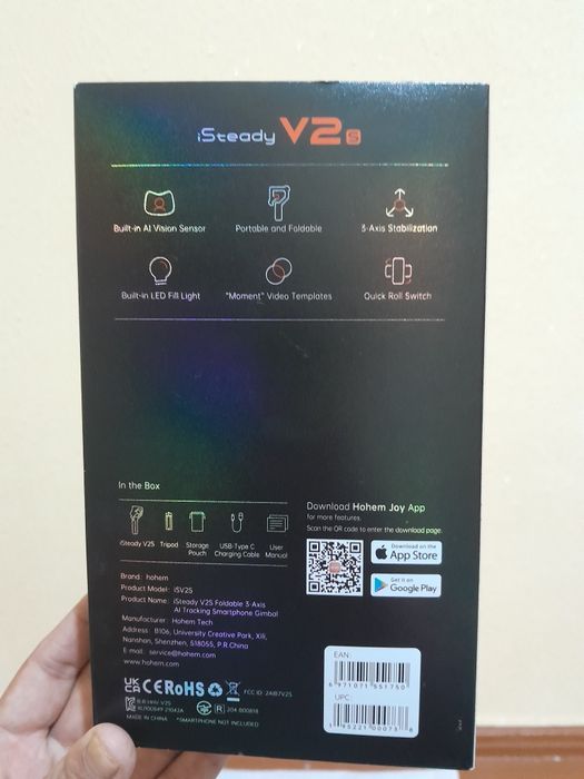 Стабилизатор  для телефона Hohem iSteady V2S версия 2023