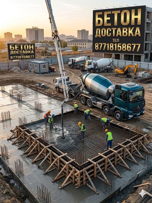 Бетон Фундаментке  заводан тікелей жеткізу Апаловка установка брига