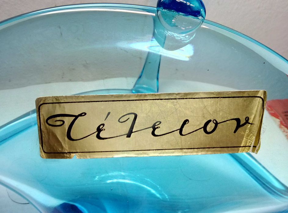 Стара Бонбониера Венециански Оловен Кристал МУРАНО Ръчна Работа