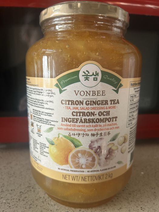 Ceai din miere ,lamaie si gimbir