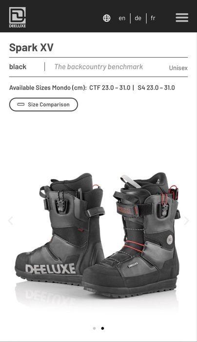 Сноуборд обувки Spark XV размер 42,5