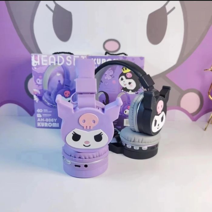 Безжични Bluetooth Слушалки Hello Kitty Kuromi с вграден микрофон Кити