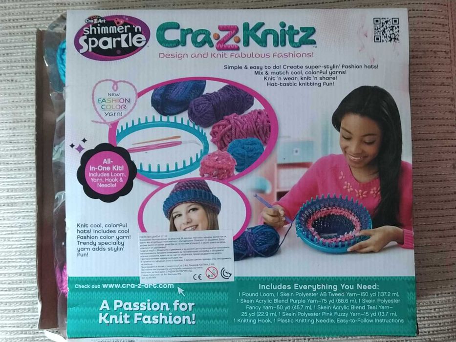 Комплект за плетене ШАПКА Cra-Z-Knitz
