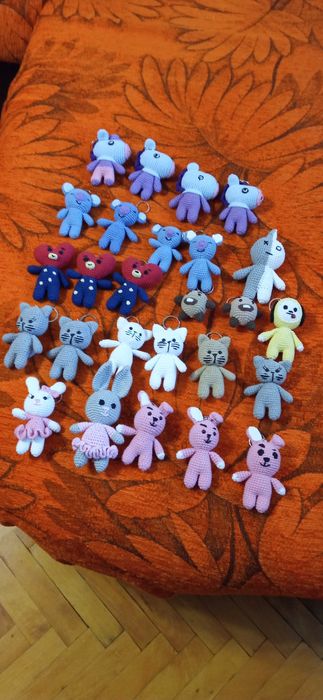BT21 amigurumi - k idol - kpop - BTS, плетени играчки ! Мечета!