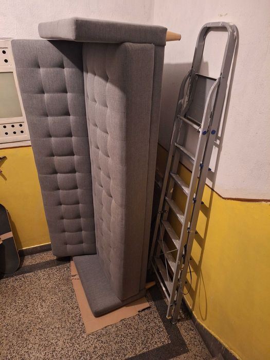 Разтегателен диван JYSK тъмносив