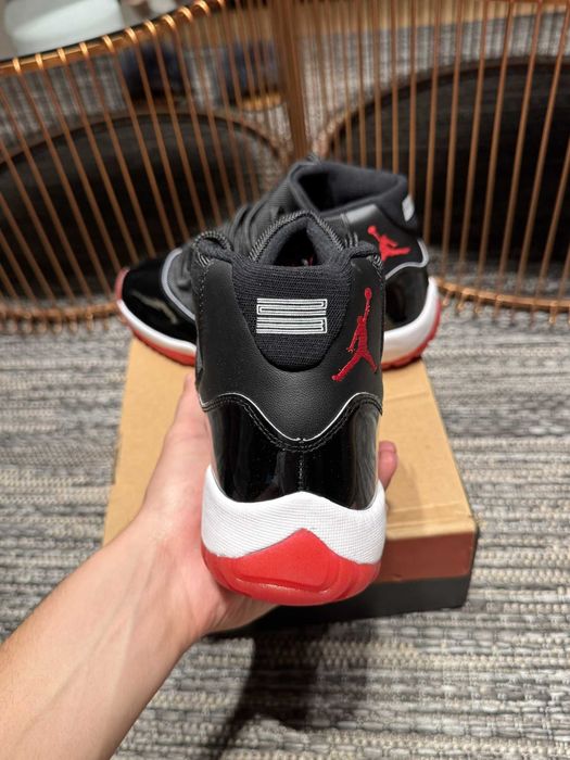 Jordan 11 Retro "Bred" 42.5EUR Мъжки Кецове + Кутия