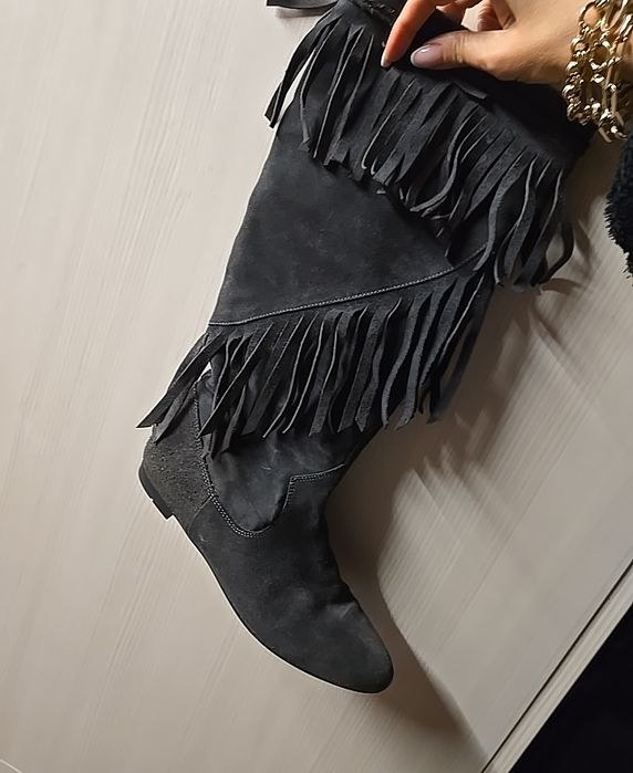 Зимни ботуши,естествена кожа