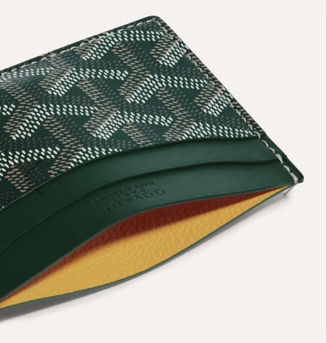 Goyard cardholder (green)