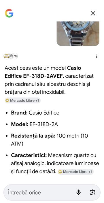 Ceas Casio Edifice