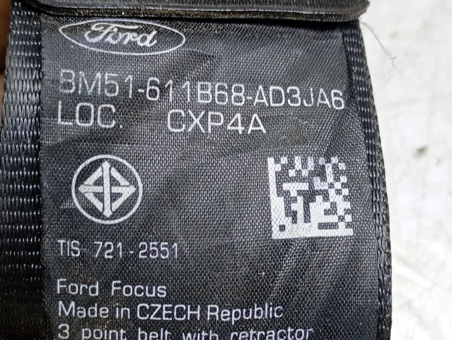 Centura siguranta spate BM51-611B68AD Ford Focus 3 (2011 - 2015) 1.6 tdci T3DB
