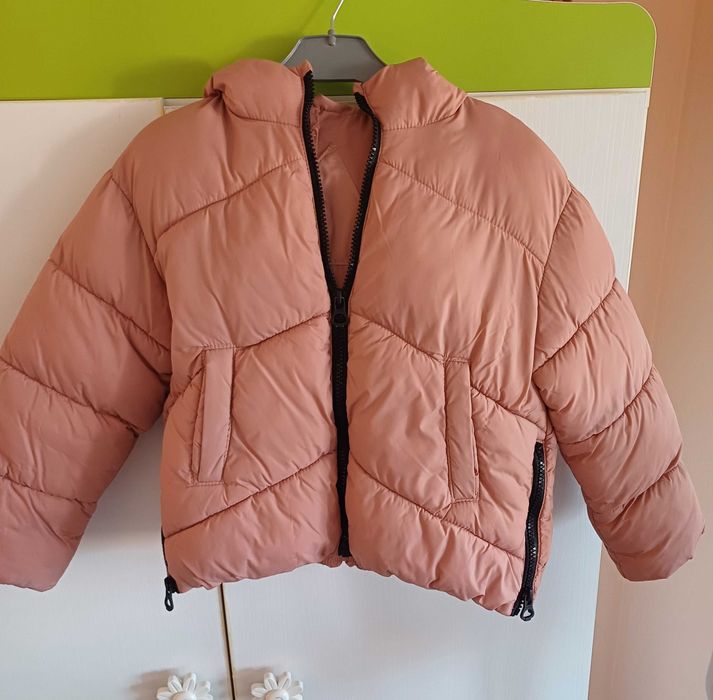 Детско пухено яке за момиче