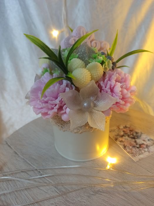 Букет из мыла для подарка