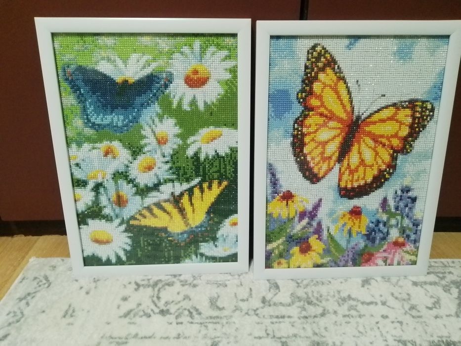 Диамантени гоблени с рамки-Ръчна изработка.