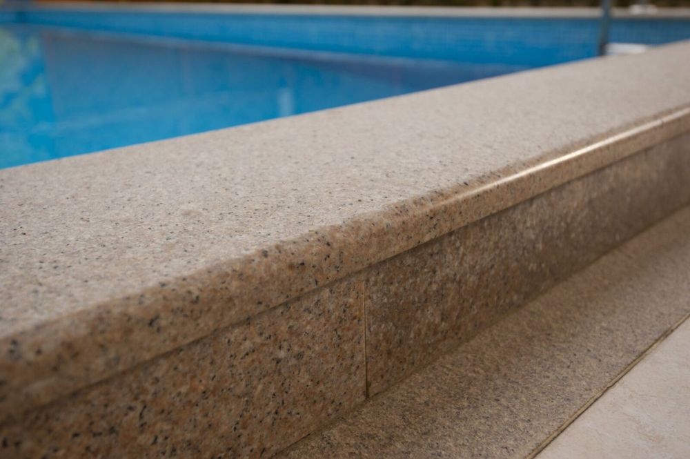 На бассейн гранитные Накрывки (борт бассейна) облицовка бассейна