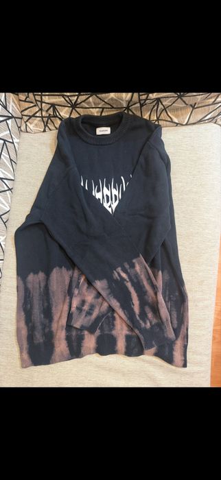 Pulover YourTurn negru cu maro, mărimea L