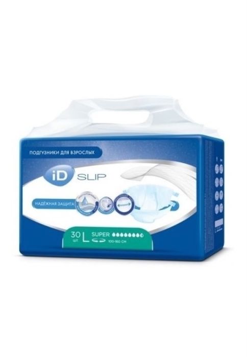 Подгузники взрослые. ID SLIP 30шт; L