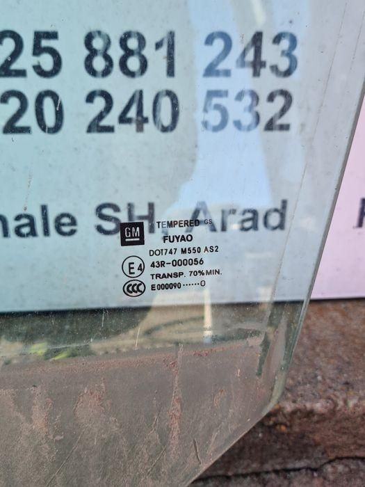 Rama cu geam fix cheder crom Opel Insignia A