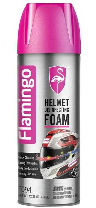 Flamingo -F094 Спрей за Каски - Пяна за почистване