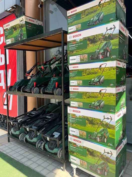 АКЦИЯ!!! Электрическая газонокосилка BOSCH UNIVERSAL ROTAK  37-555
