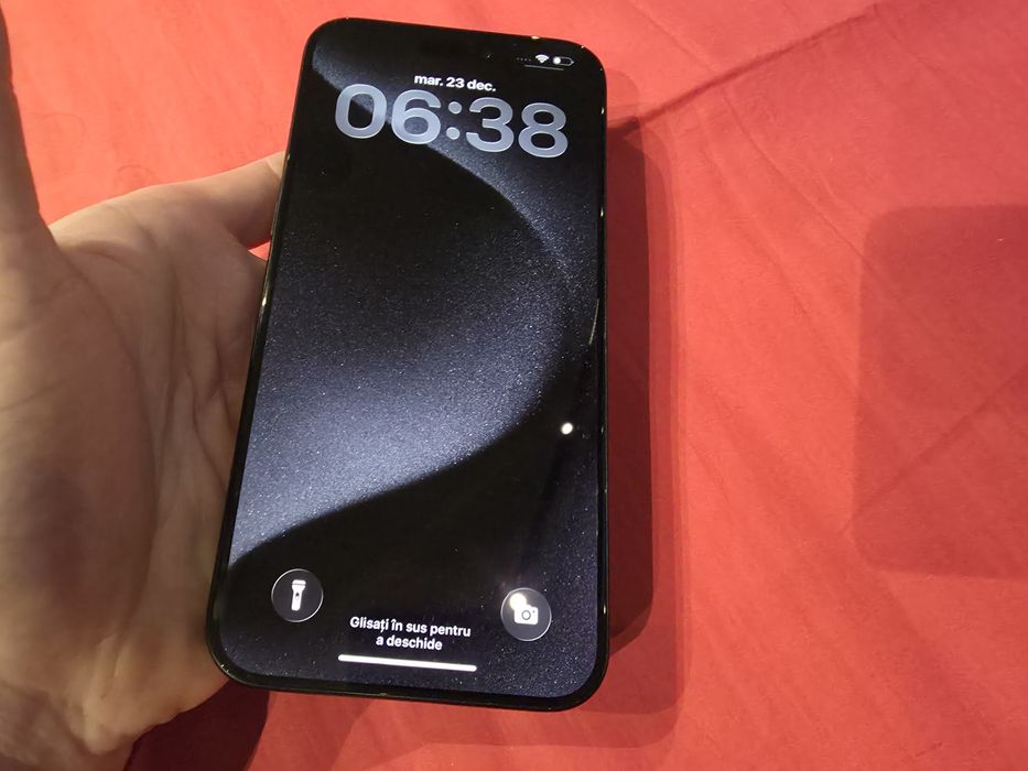 -Iphone 15Pro Max, 128Gb, 8Ram, Black Titanium, impecabil, bat-100%, n