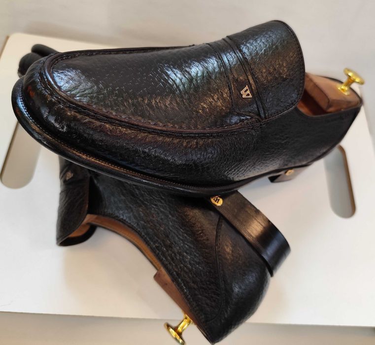 Pantofi de lux 44 44.5 lucrati manual Walles Club piele naturala moale