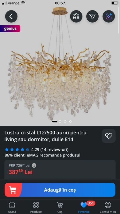 Lustra din cristal
