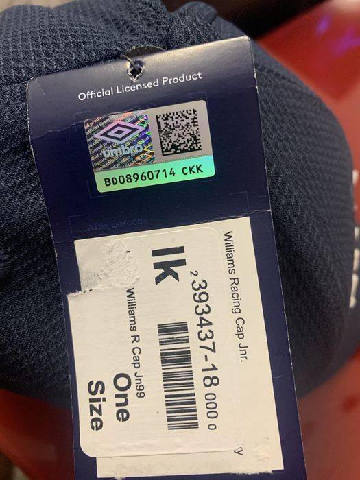 Sapca Williams Racing  Umbro originala noua