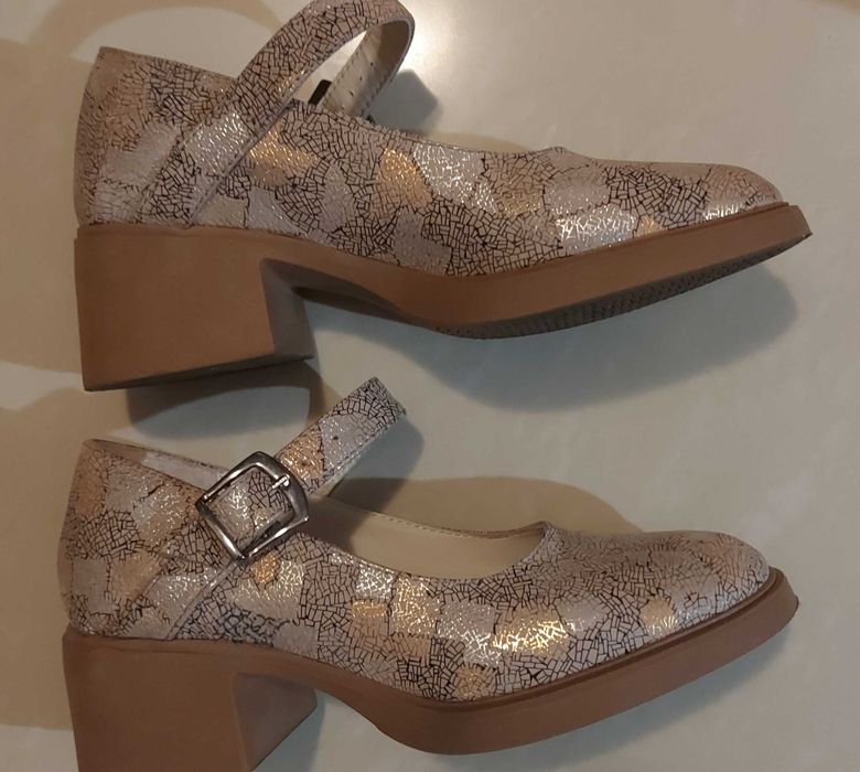 Дизайнерски обувки естествена кожа Gabina