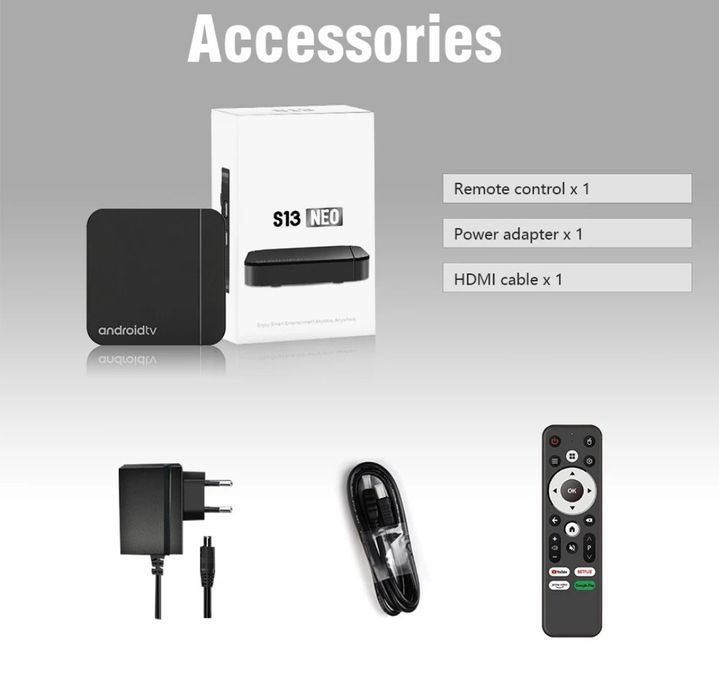 ‼️Smartbox S13 Neo android10.Прошивка тайёр(Канал+Кино)+Доставка.чл