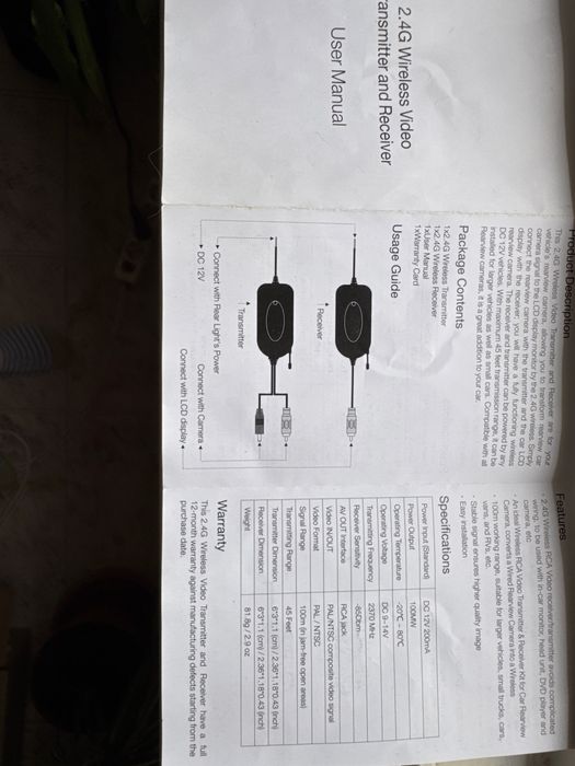 Peugeot 308 камера за заден ход