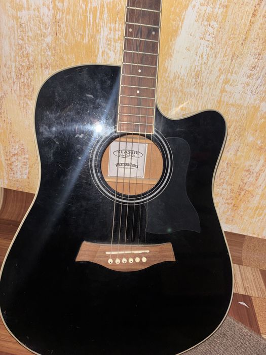 Chitară electro-acustică Classic Cantabile Western Series – cu egalizator- Preț ușor negociabil