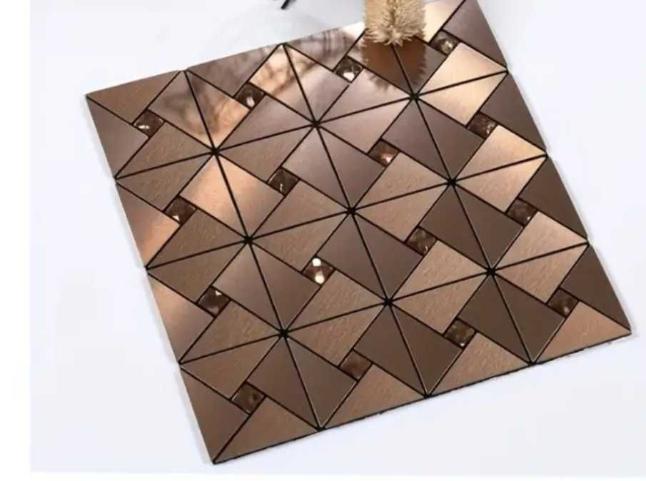Луксозни метални 3d плочки с кристали