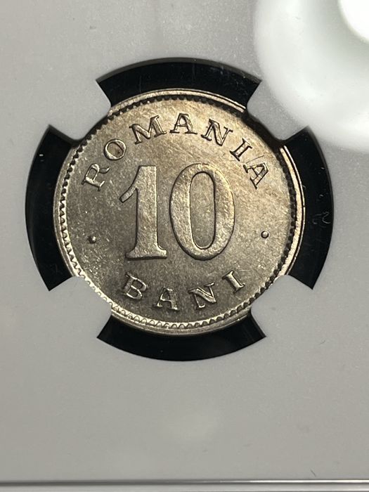10 bani 1900 MS63, gradata NGC