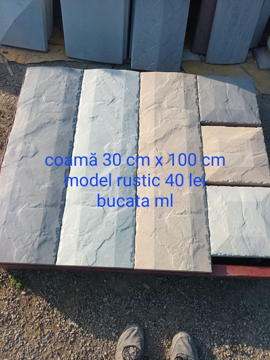 REDUCERI!!  Capace și coame pentru temelia gardului, pavaje, etc