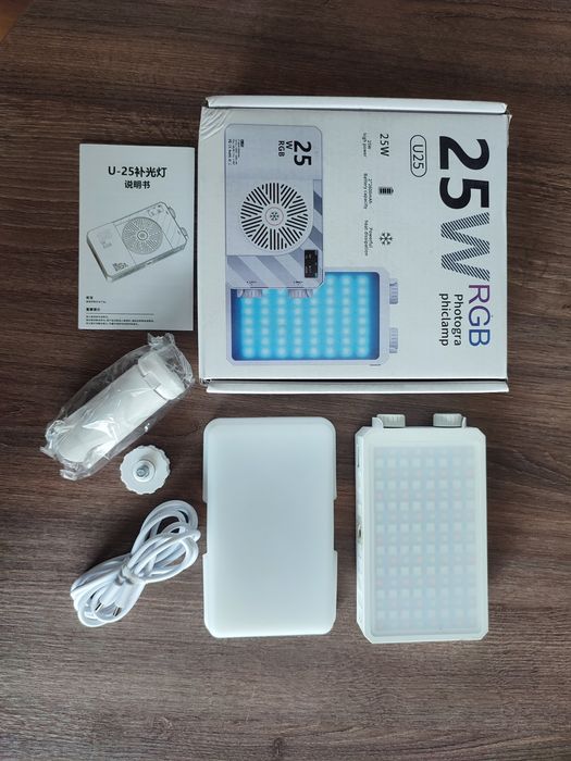 Компактный накамерный LED свет RGB