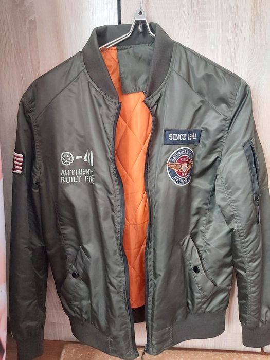 Куртка пилотка цвет хаки