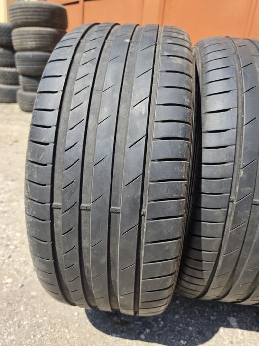 4 бр. летни гуми 255/45/18 Kumho DOT 4118 2x5,5-6 mm 2x4-4,5 mm