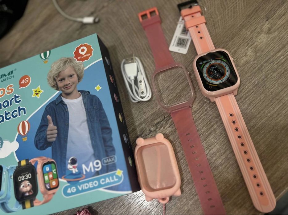 Детские смарт-часы Meimi M9 Max 4G с функцией видеозвонка.