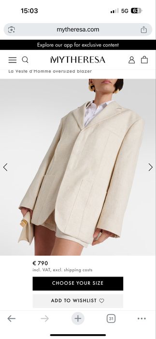 Дамско сако JACQUEMUS размер 36 НОВО