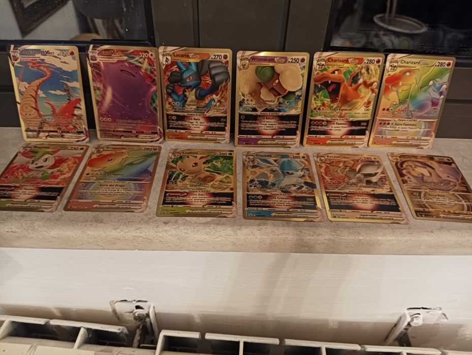 Разнообразие от златни карти на Покемон Pokémon cards ЧАСТ 4