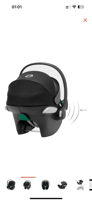 Новая автолюлька Cybex Aton B2 i size