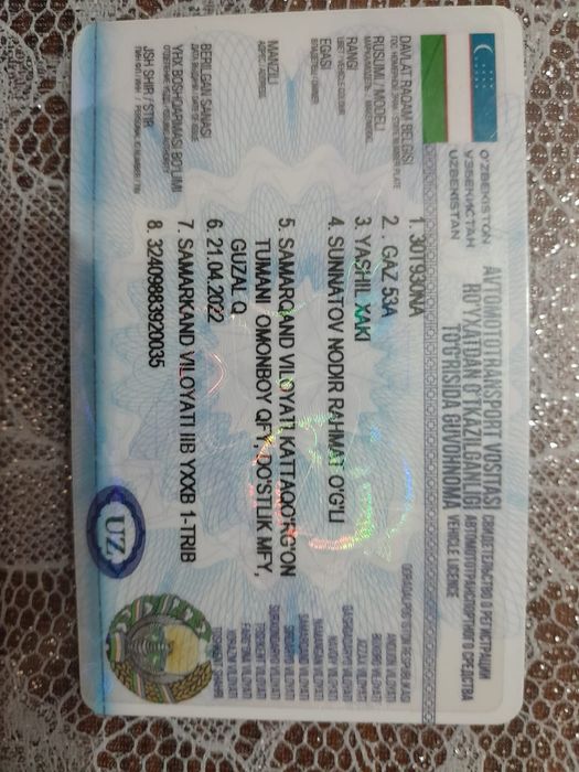 Gaz 53 sotiladi holati alo