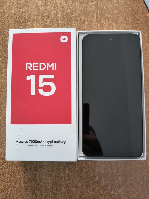 Xiaomi redmi 15 8gb RAM 255 GB 4 g