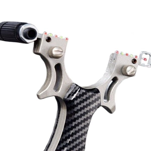 Praștie profesională din aluminiu, prindere rapidă, 12 cm