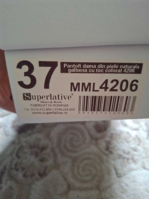 Pantofi de lux din piele cu certificat de calitate