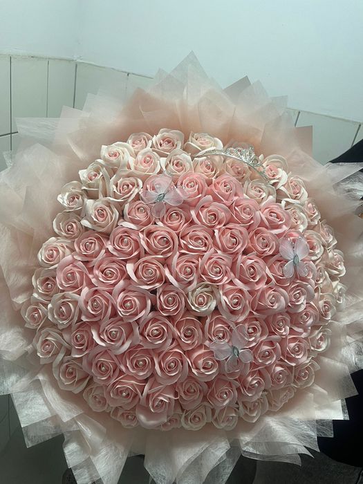 Buchet flori săpun