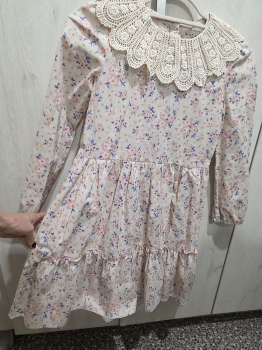 Комплект официална рокля и дълго яке 10 -11 г