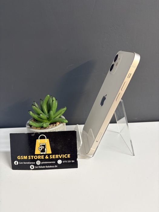Iphone 12 64Gb White Ca Nou 2 Ani Garantie Gsm Store&Service
